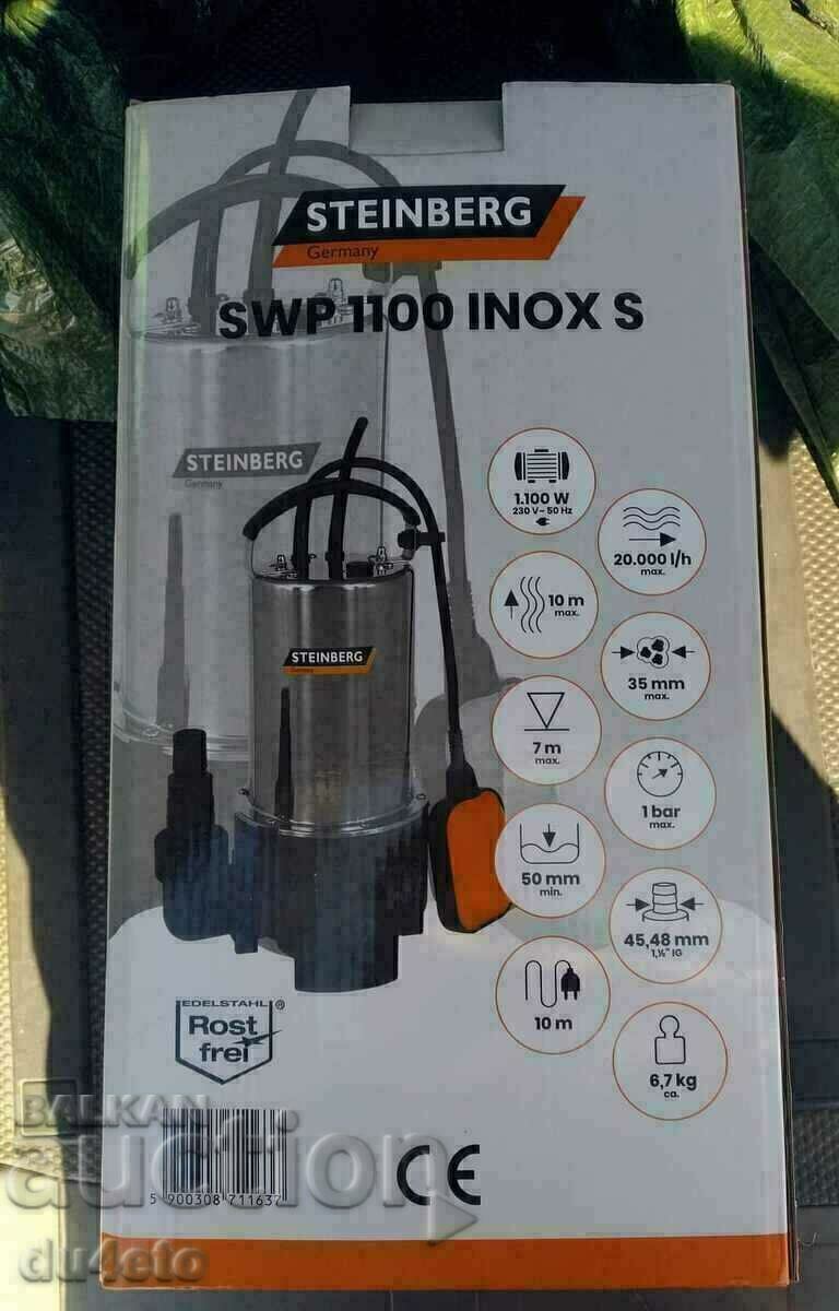 Submersible dirty water pump Steinberg SWP 1100 Inox S, 11 - 6 Submersible dirty water pump Steinberg SWP 1100 Inox S, 11 - 6