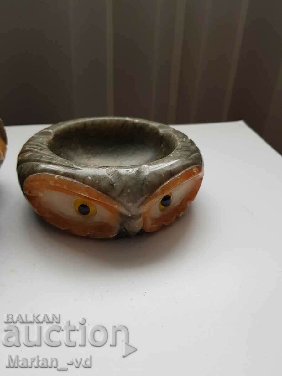 Marble lighter and ashtray set - 7