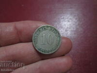 1905 10 pfennig litera D