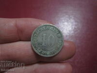 1906 10 pfennig letter G