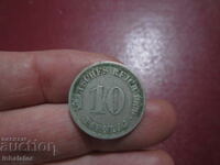 1909 10 pfennig litera A