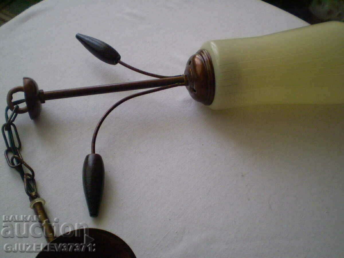 Vintage chandelier, mid-century hanging lamp - 6