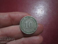 1907 10 pfennig litera J