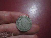1907 10 pfennig litera D