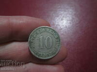 1910 10 pfennig litera D
