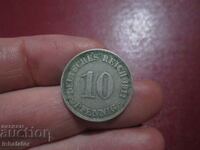 1911 10 pfennig litera D