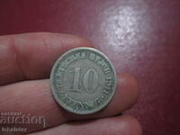 1911 10 pfennig litera F