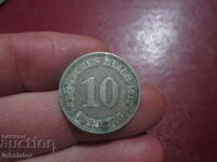 1912 έτος 10 pfennig γράμμα D