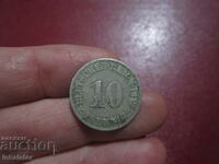 1913 10 pfennig letter A