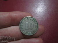 1913 10 pfennig letter A