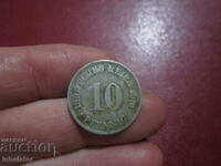 1913 10 pfennig letter D