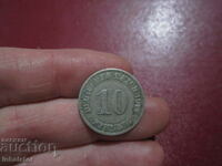 1914 10 pfennig letter A