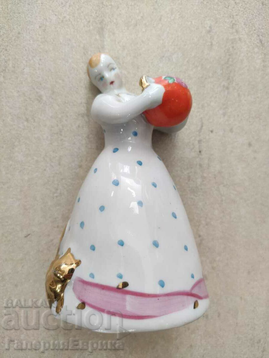 Porcelain figure Dulevo Girl