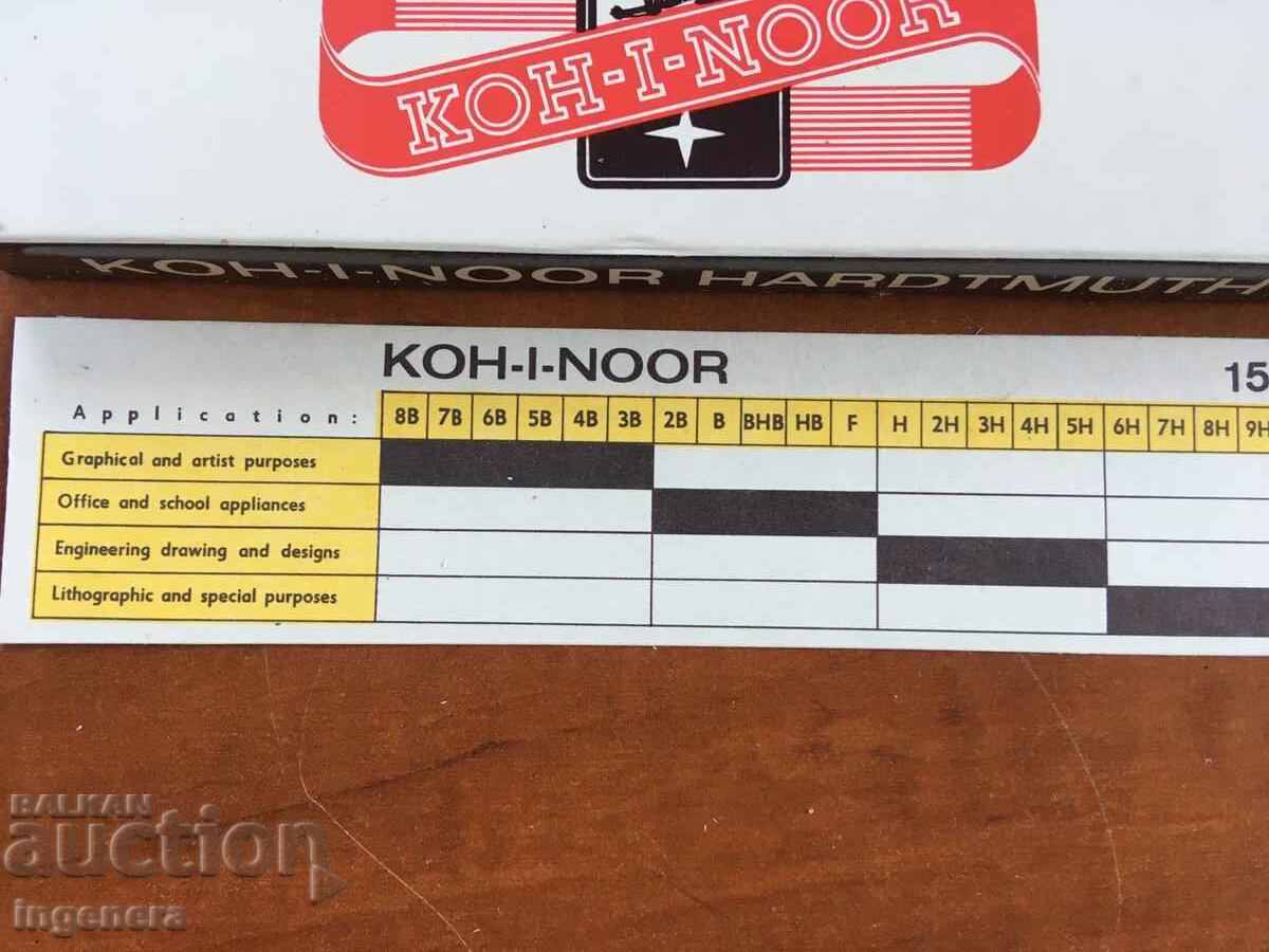 PENCIL "KOH-I-NOOR" PENCILS DOZEN NEW FROM OLD TIMES - 6