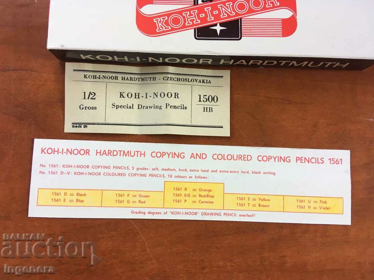 PENCIL "KOH-I-NOOR" PENCILS DOZEN NEW FROM OLD TIMES - 7