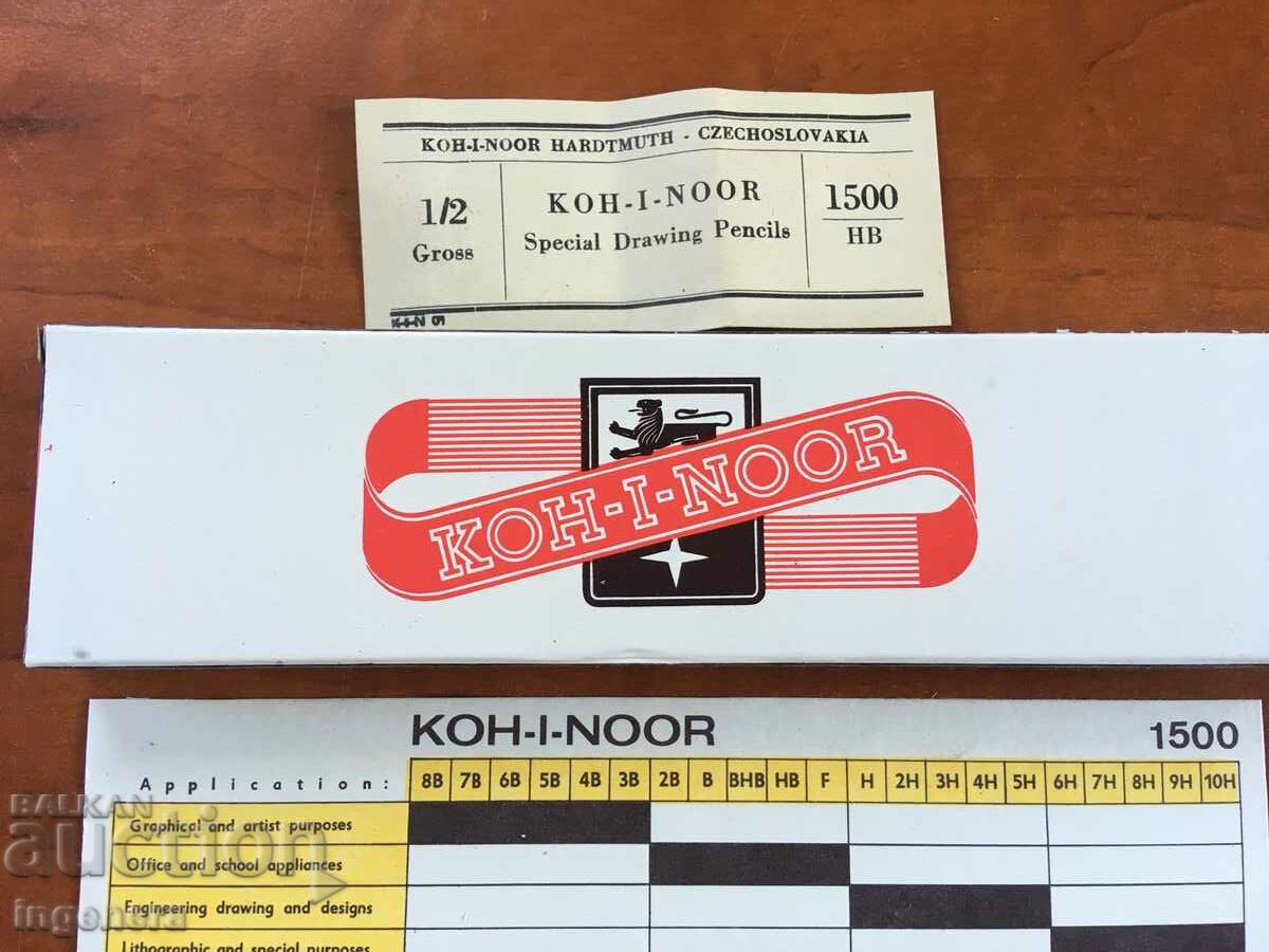 PENCIL "KOH-I-NOOR" PENCILS DOZEN NEW FROM OLD TIMES