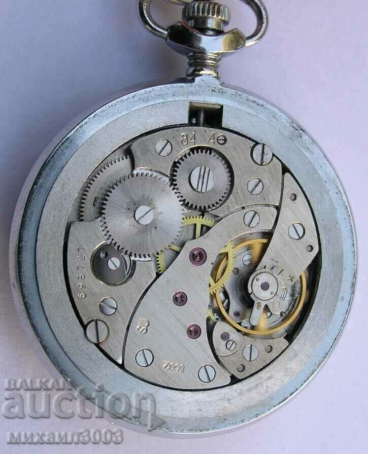 RUSSIAN ZIPPER POCKET WATCH WITH CHAIN - 6