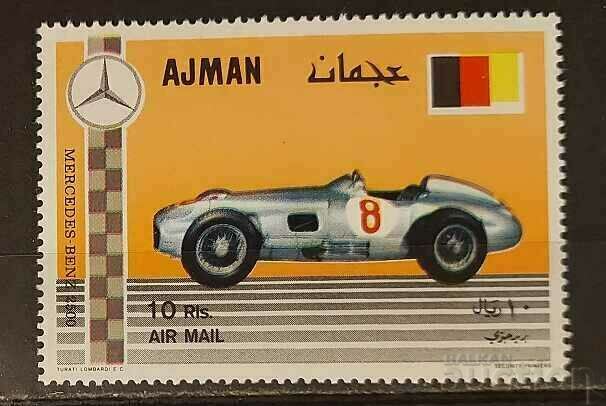 Ajman 1969 Sports/Cars/Flags €8 MNH