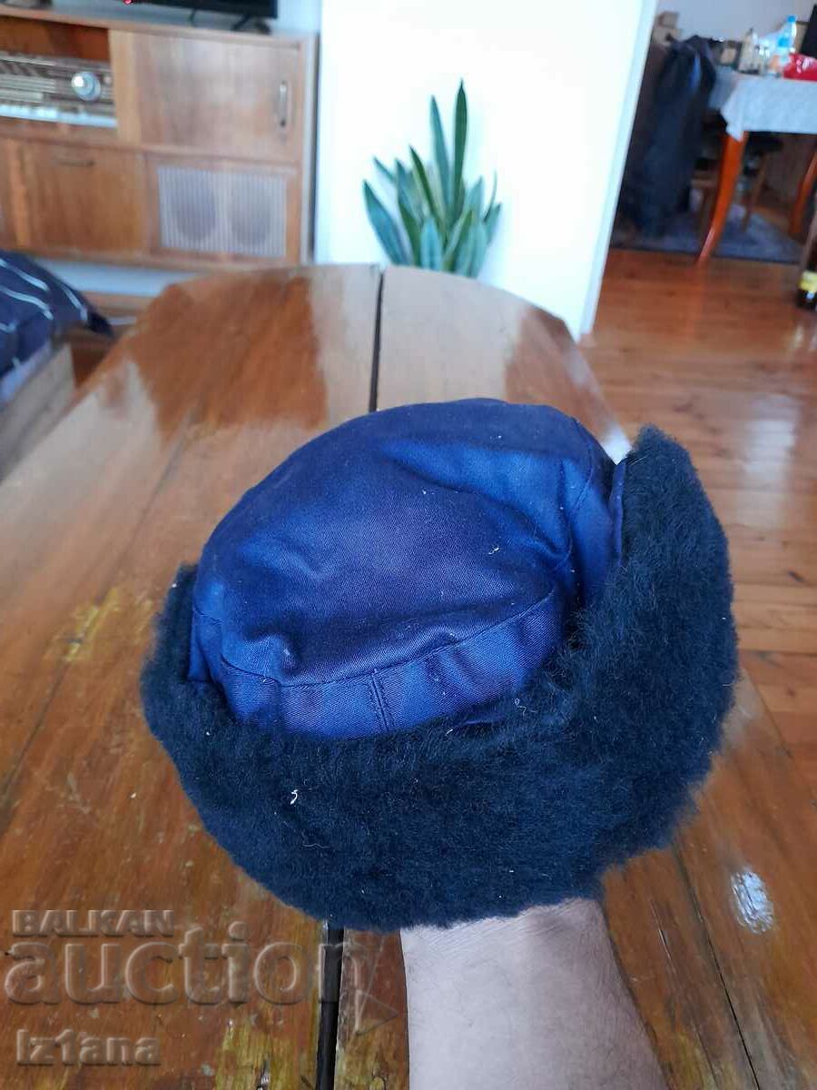 Delivery of Old winter fireman's hat Delivery of Old winter fireman's hat