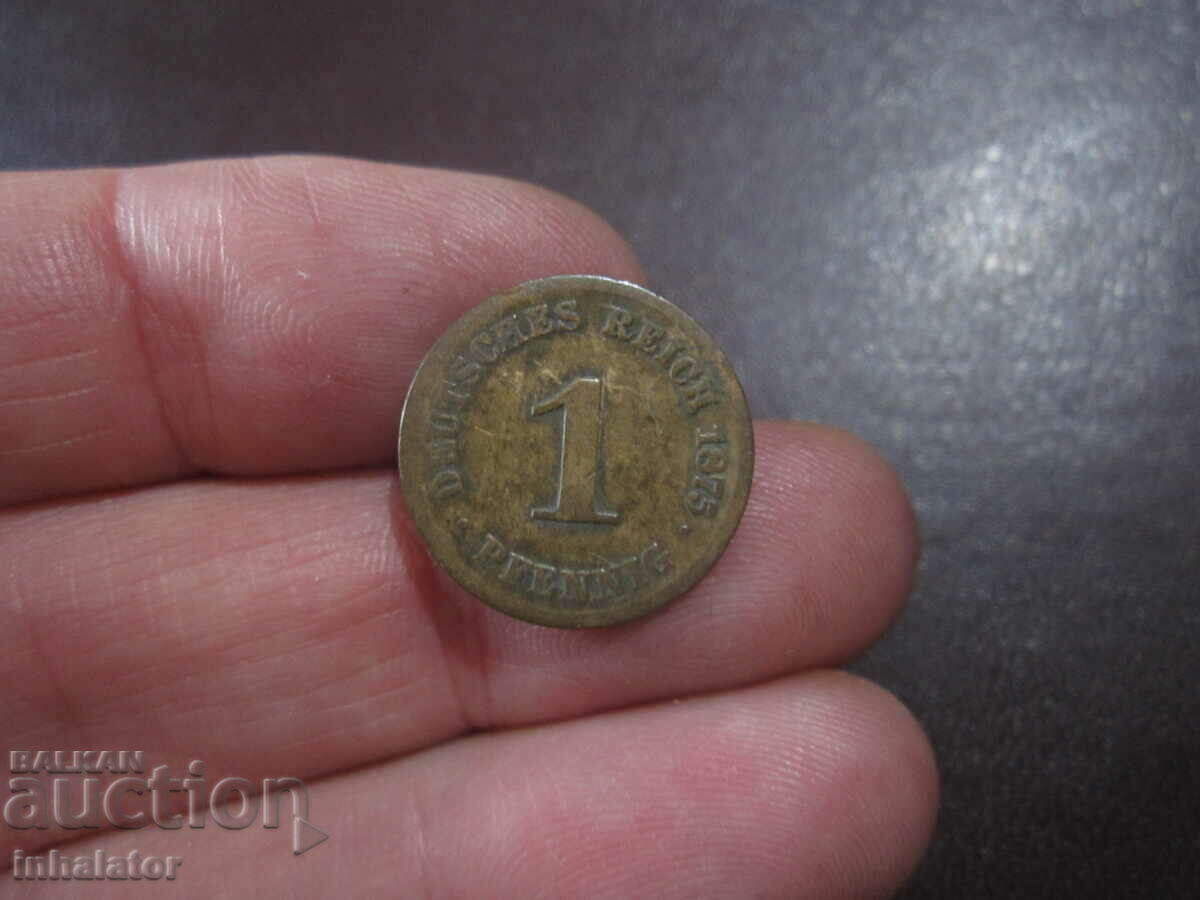 1875 letter - C - 1 pfennig Germany