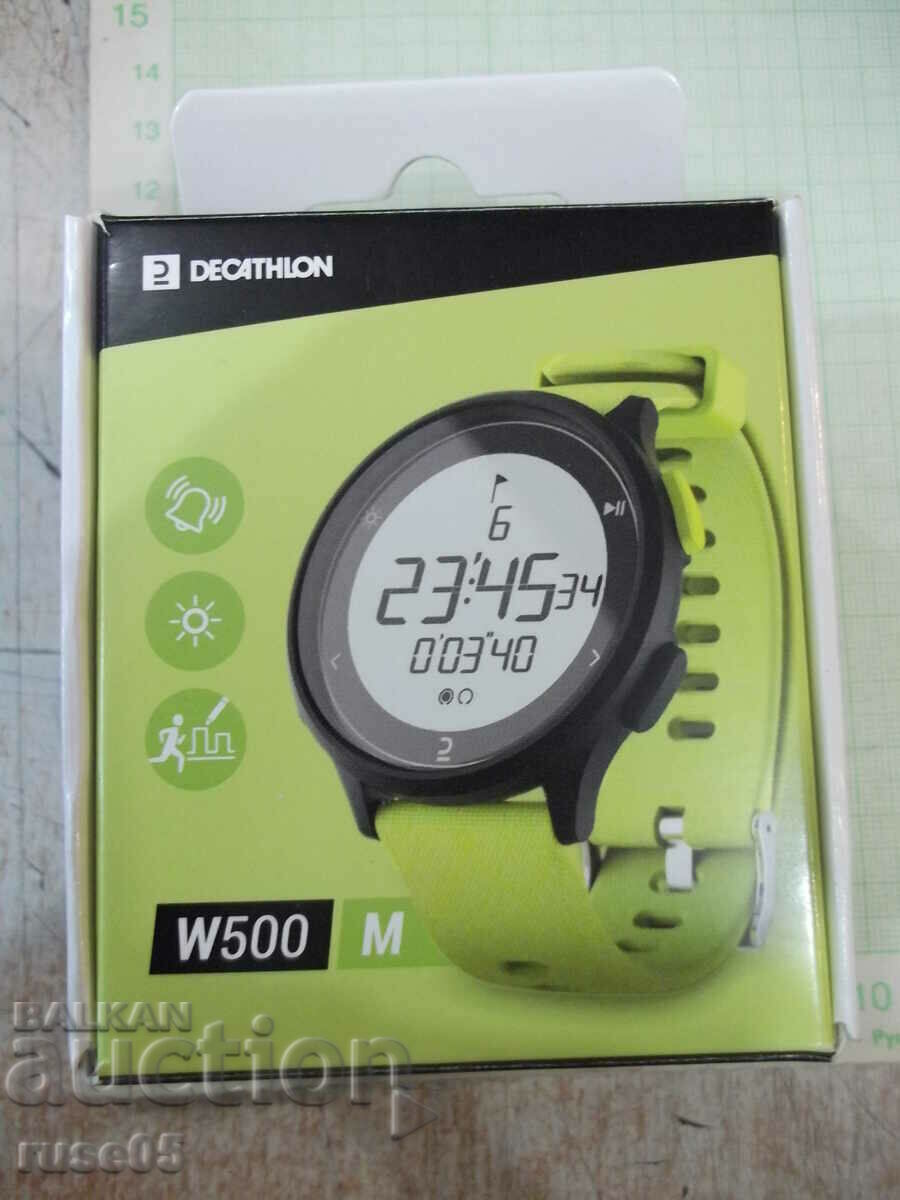 "W500M" Running Stopwatch Yellow New