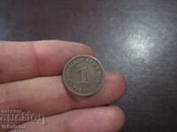 1900 letter - G - 1 pfennig Germany