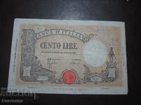 1943 year 100 lira Italy - 19-12 cm