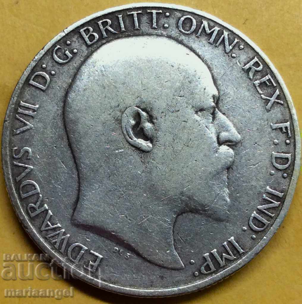 1 florin 1906 Great Britain 2 shillings silver