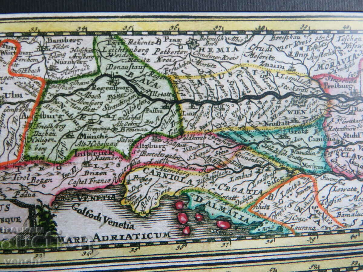 MAP - DANUBE RIVER, BULGARIA -1724 - COPY with price 4.99 BGN | € 2.55 MAP - DANUBE RIVER, BULGARIA -1724 - COPY with price 4.99 BGN | € 2.55