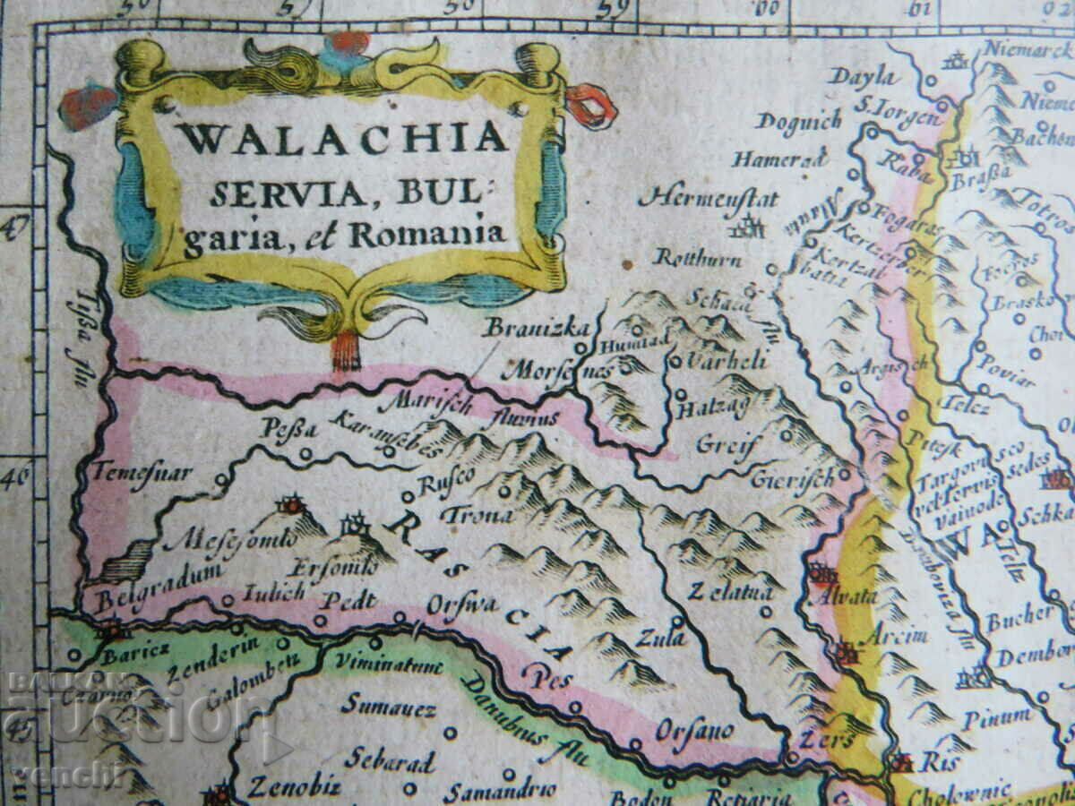 Auction MAP - WLACHIA, BULGARIA, ROMANIA -1651- COPY Auction MAP - WLACHIA, BULGARIA, ROMANIA -1651- COPY