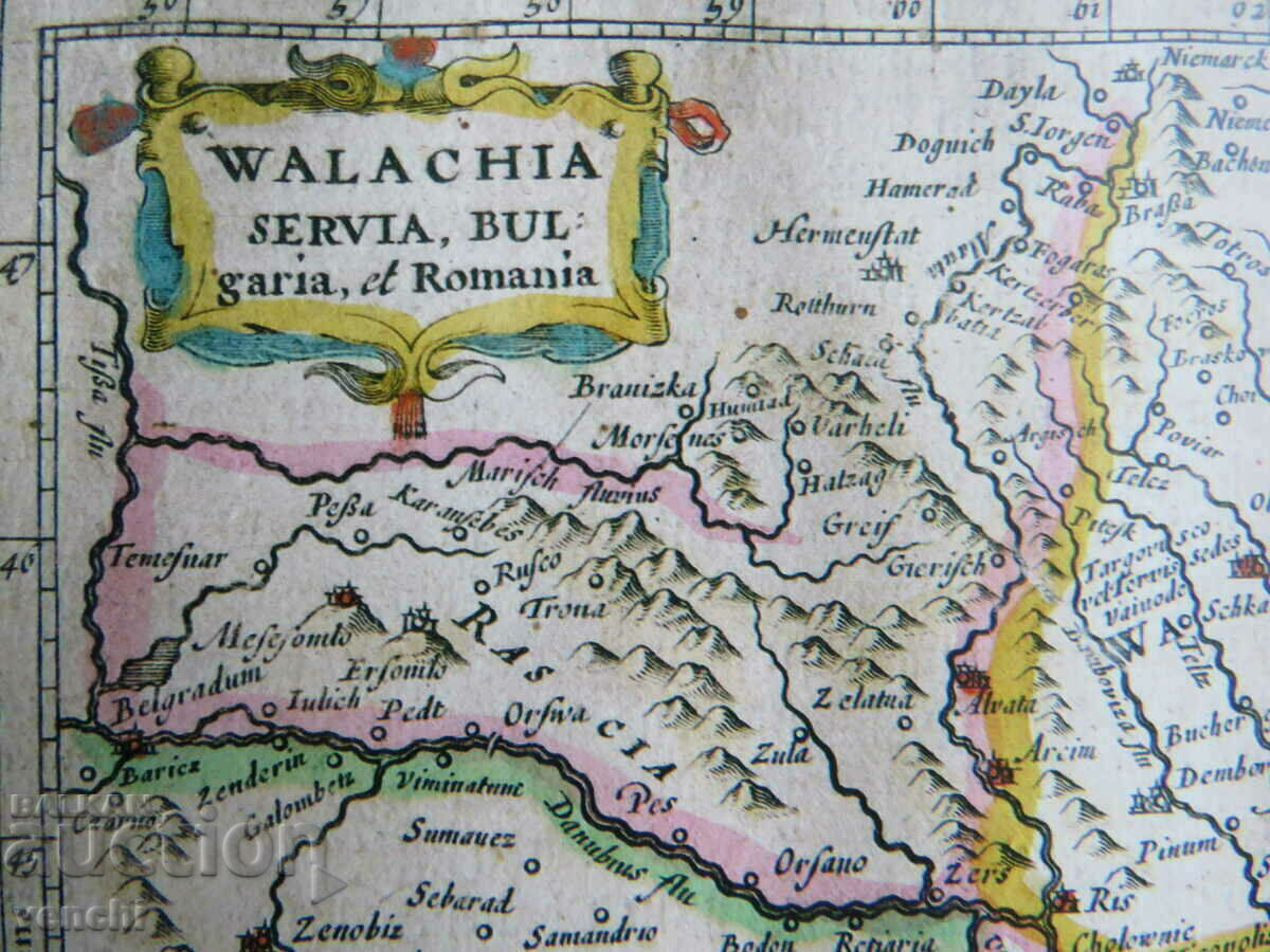 Auction MAP - WLACHIA, BULGARIA, ROMANIA -1651- COPY Auction MAP - WLACHIA, BULGARIA, ROMANIA -1651- COPY