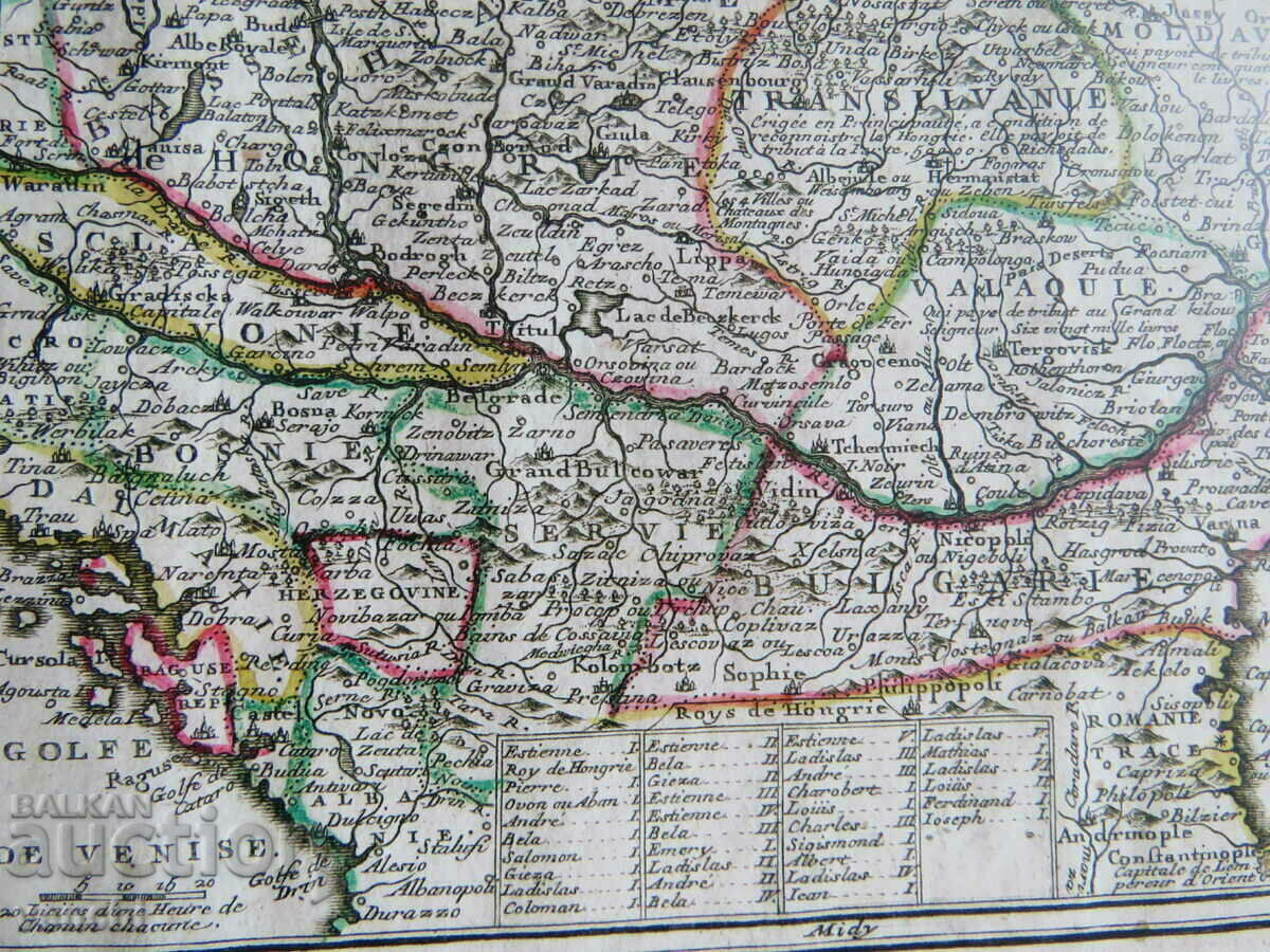 Auction MAP - HUNGARY, BULGARIA - 1719 - COPY Auction MAP - HUNGARY, BULGARIA - 1719 - COPY