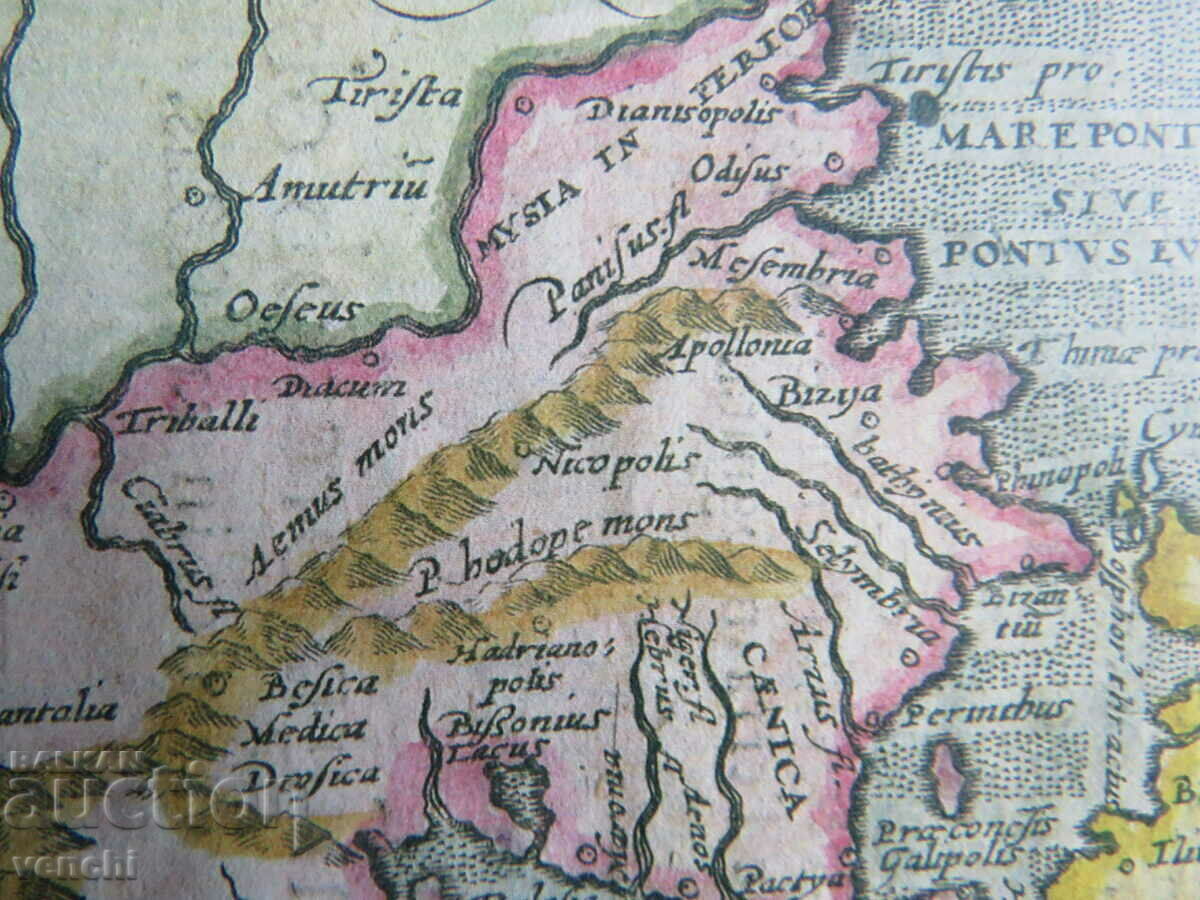 Auction MAP - BULGARIA - PTOLOMY - 1597 - COPY Auction MAP - BULGARIA - PTOLOMY - 1597 - COPY