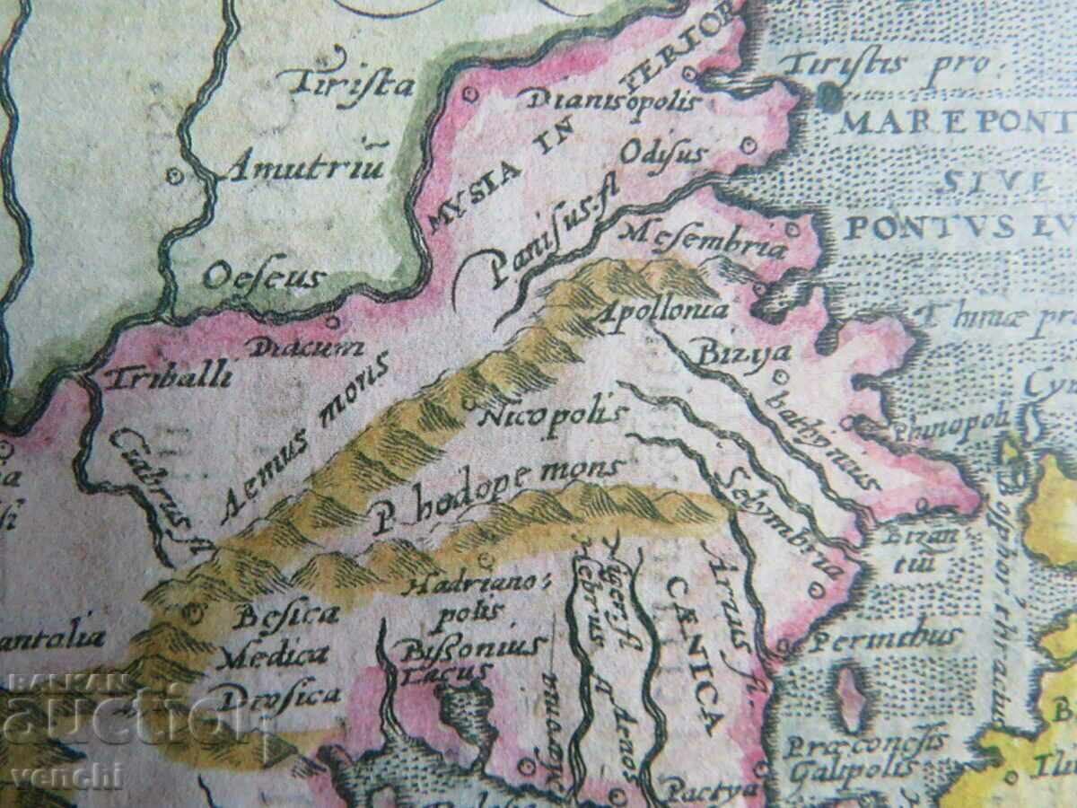Auction MAP - BULGARIA - PTOLOMY - 1597 - COPY Auction MAP - BULGARIA - PTOLOMY - 1597 - COPY