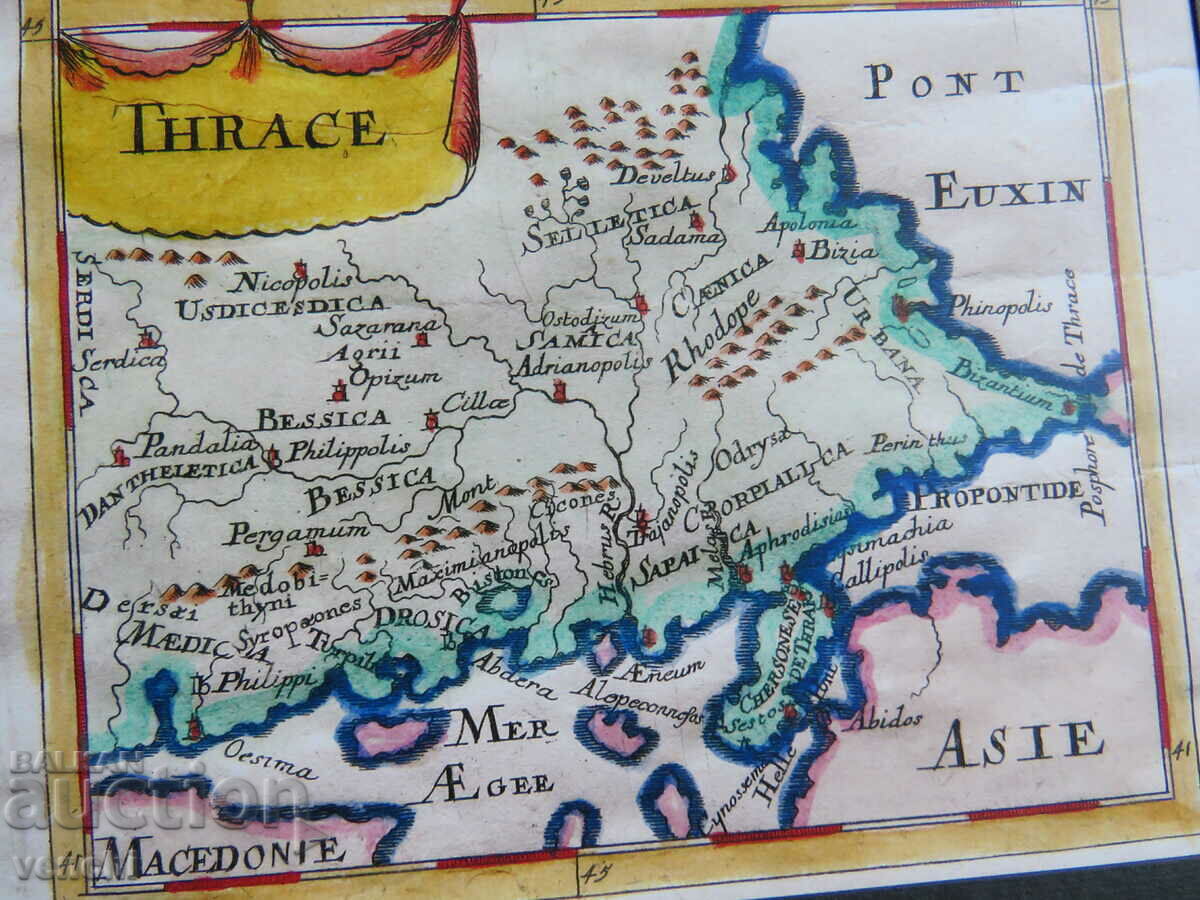 Auction MAP - DACIA, THRACIA - 1719 - COPY Auction MAP - DACIA, THRACIA - 1719 - COPY