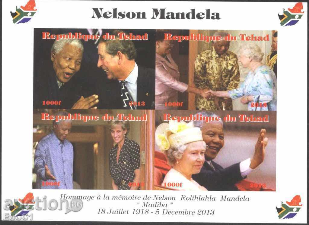 Чист  блок неперфориран Нелсон Мандела 2013 от Чад