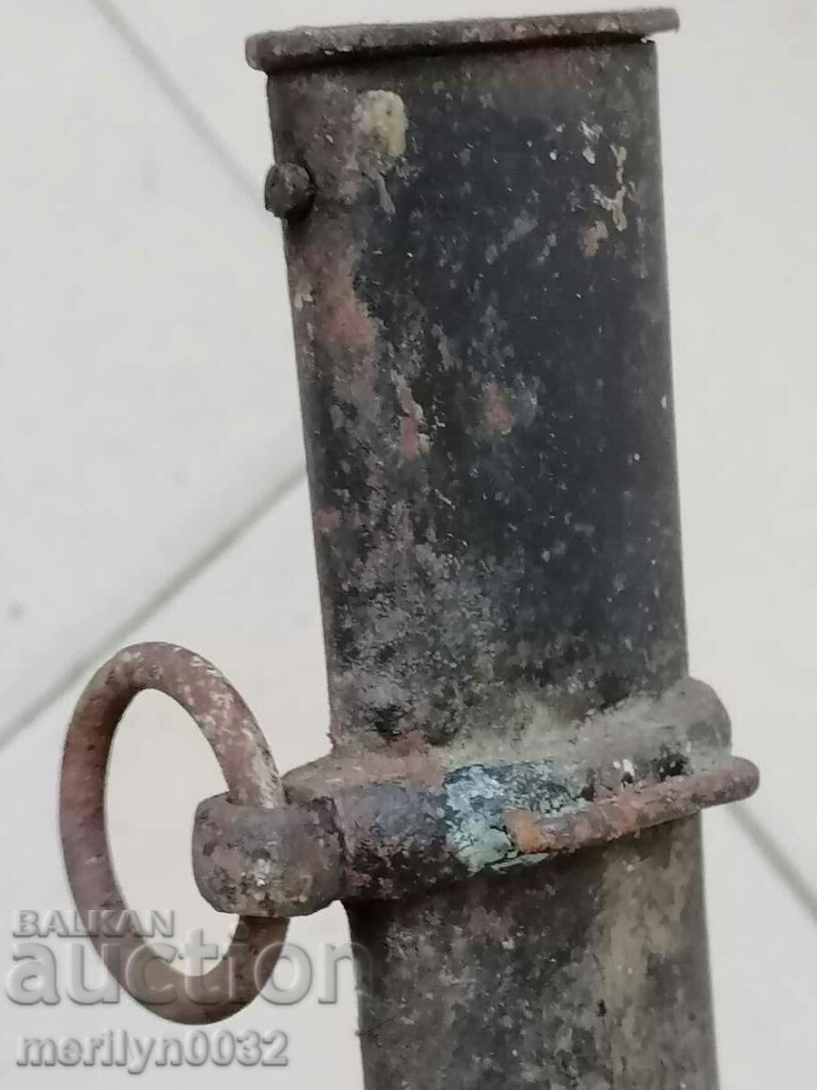 Battle saber canister converted to trench knife WW1 blade - 5 Battle saber canister converted to trench knife WW1 blade - 5