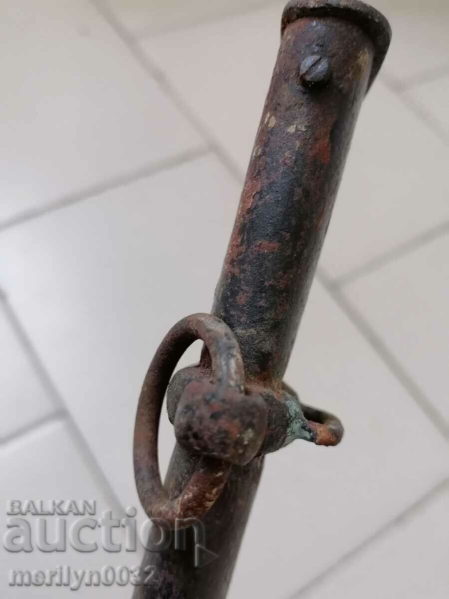 Battle saber canister converted to trench knife WW1 blade - 7 Battle saber canister converted to trench knife WW1 blade - 7