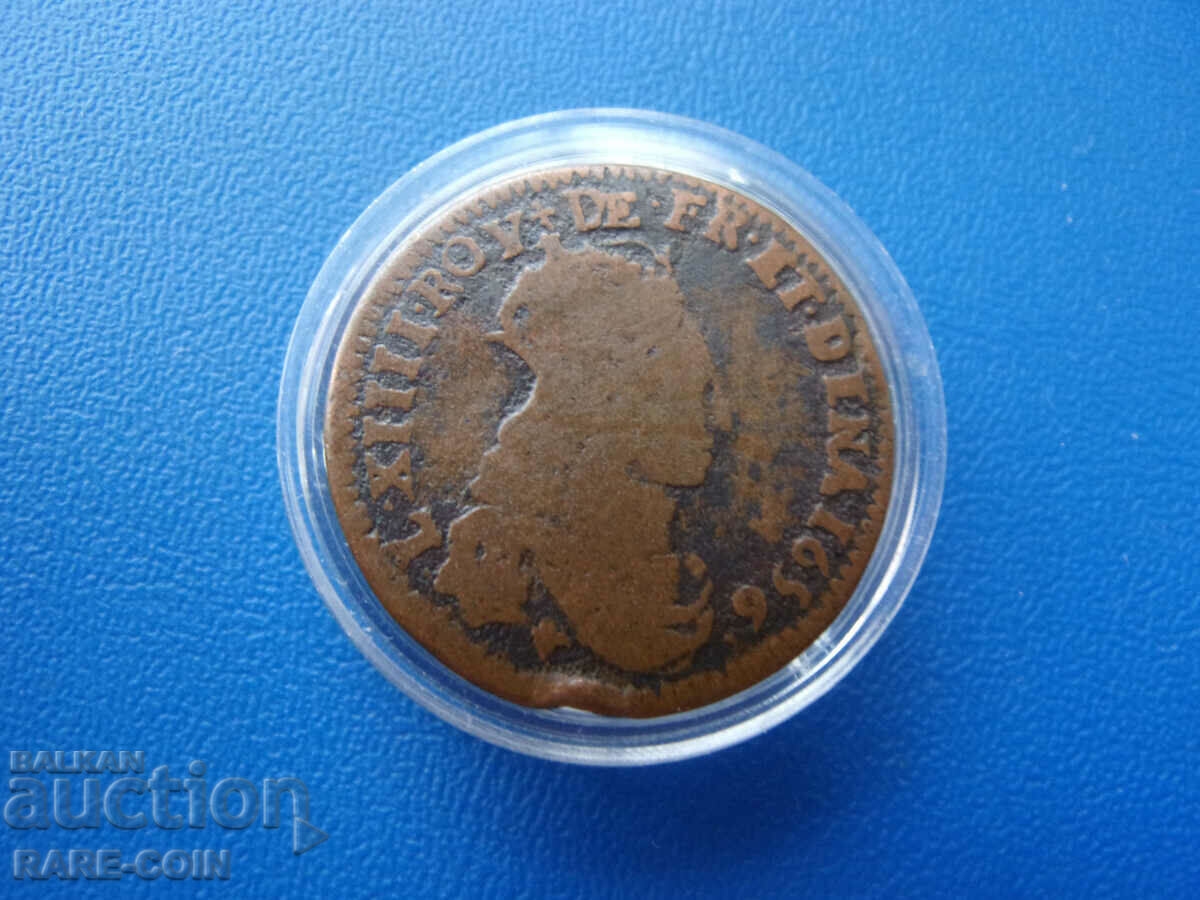 RS(45) Franta - Ludovic al XIII-lea - 1 liard 1656- rare.BZC cu preț € 10.23 | 20.01 BGN