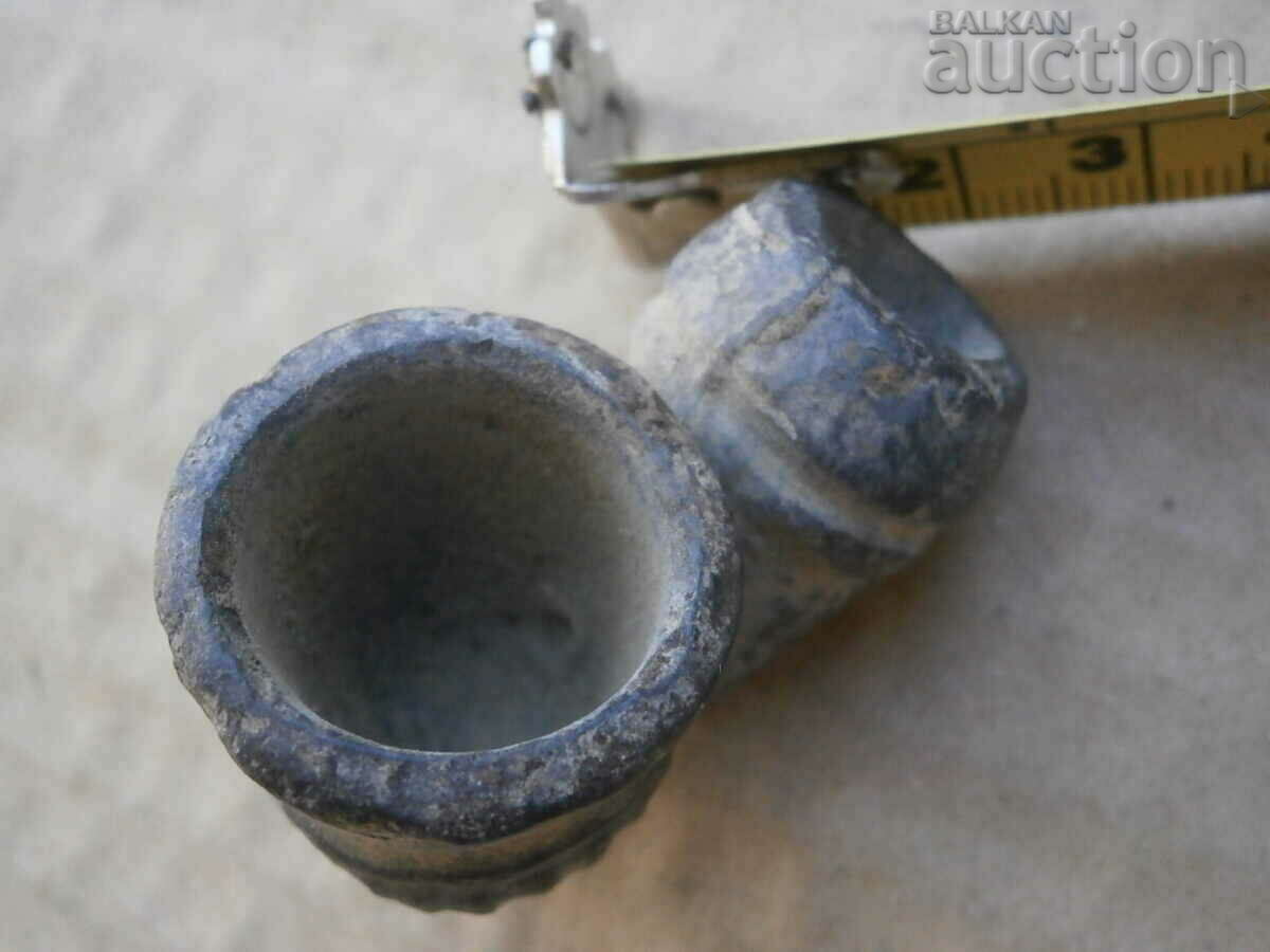antique ceramic primitive pipe chibuk pipe - 5 antique ceramic primitive pipe chibuk pipe - 5