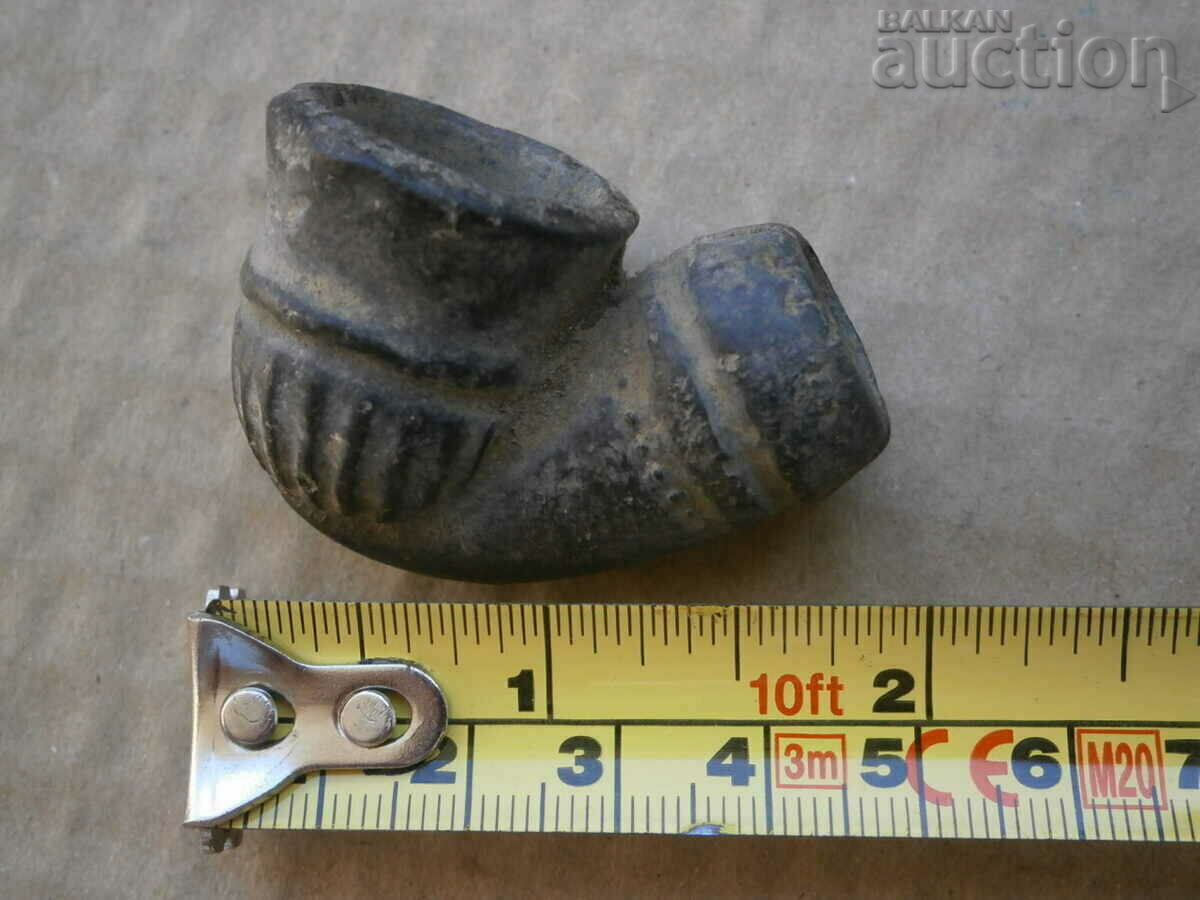 antique ceramic primitive pipe chibuk pipe - 7 antique ceramic primitive pipe chibuk pipe - 7