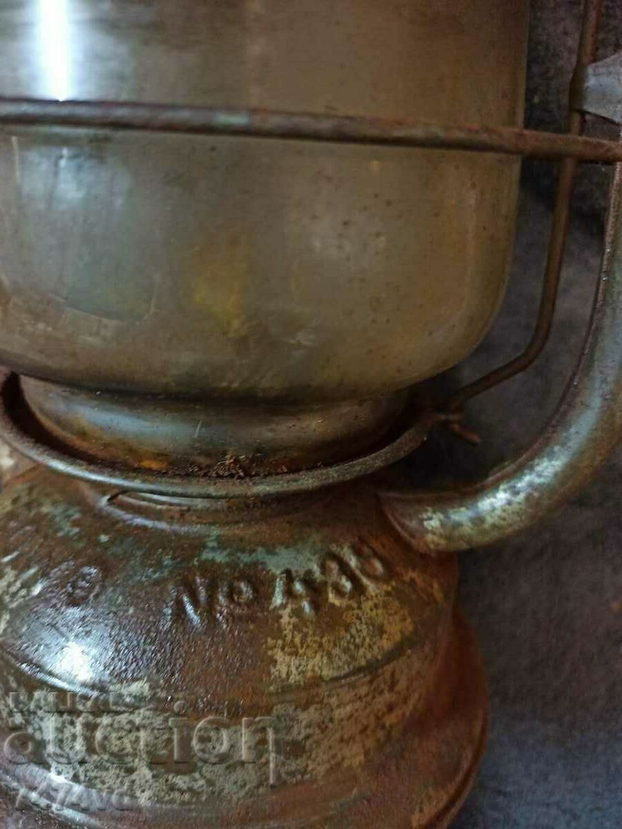 OLD MILITARY GERMAN GAS LANTERN -FROWO - 7 OLD MILITARY GERMAN GAS LANTERN -FROWO - 7