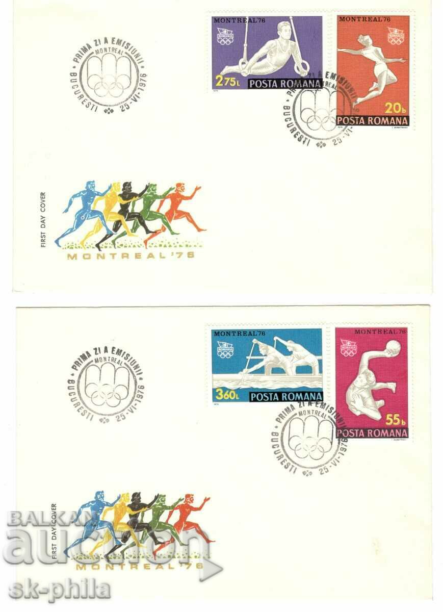 Mailing envelope - first day - Olympic Games - Montreal 76