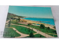 Пощенска картичка Златни пясъци Общ изглед 1960