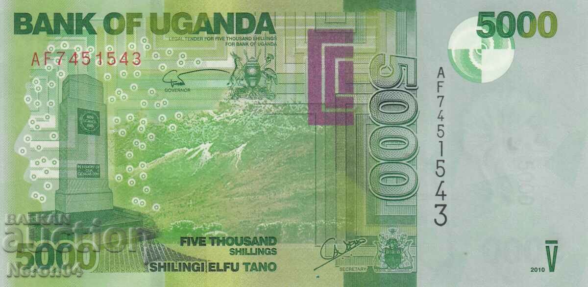 5000 shillings 2010, Uganda