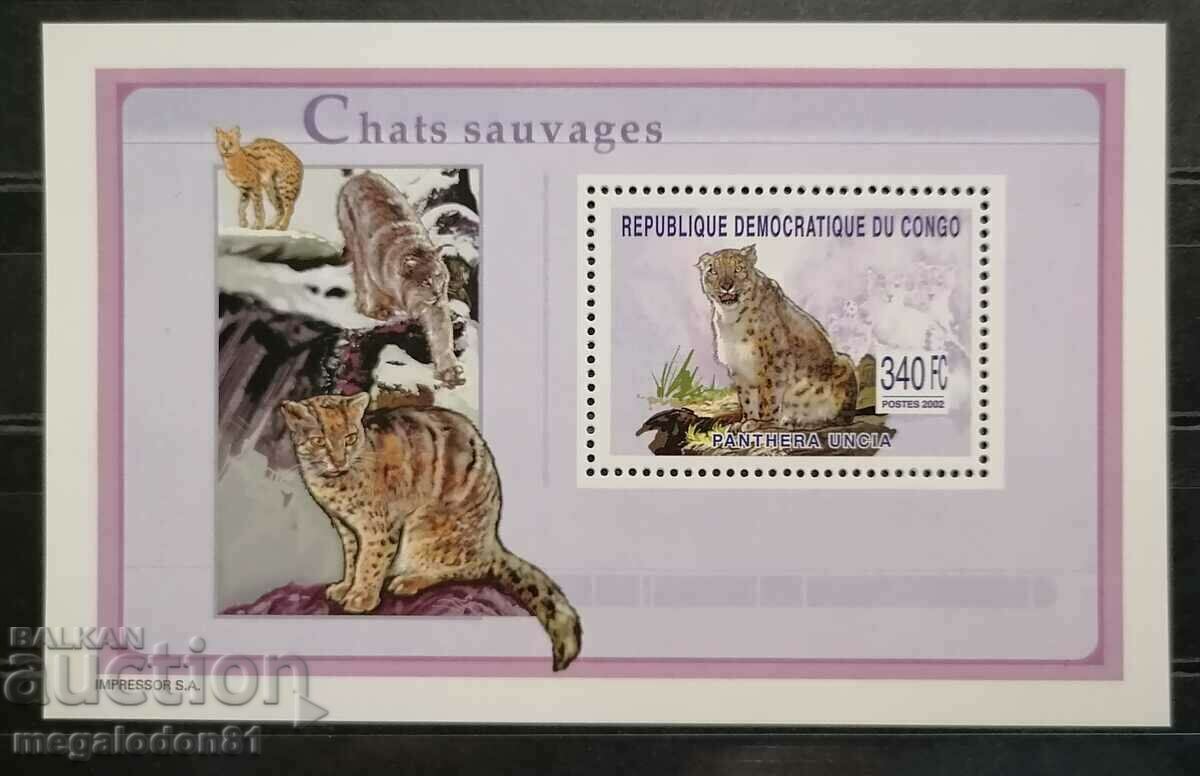 Auction Rep. Congo - wild cats Auction Rep. Congo - wild cats