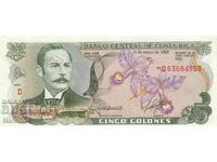 5 column 1992, Costa Rica