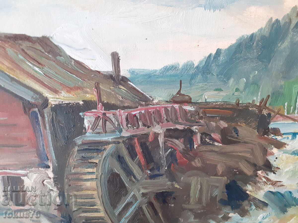 Auction  Great master painting oil on canvas signature frame