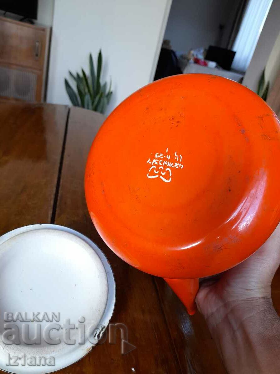 Old enamel teapot - 6 Old enamel teapot - 6