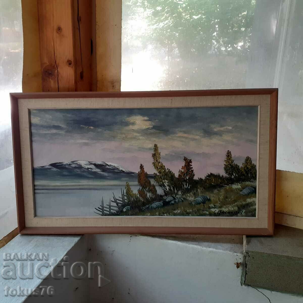 Great master painting oil on canvas signature frame Great master painting oil on canvas signature frame